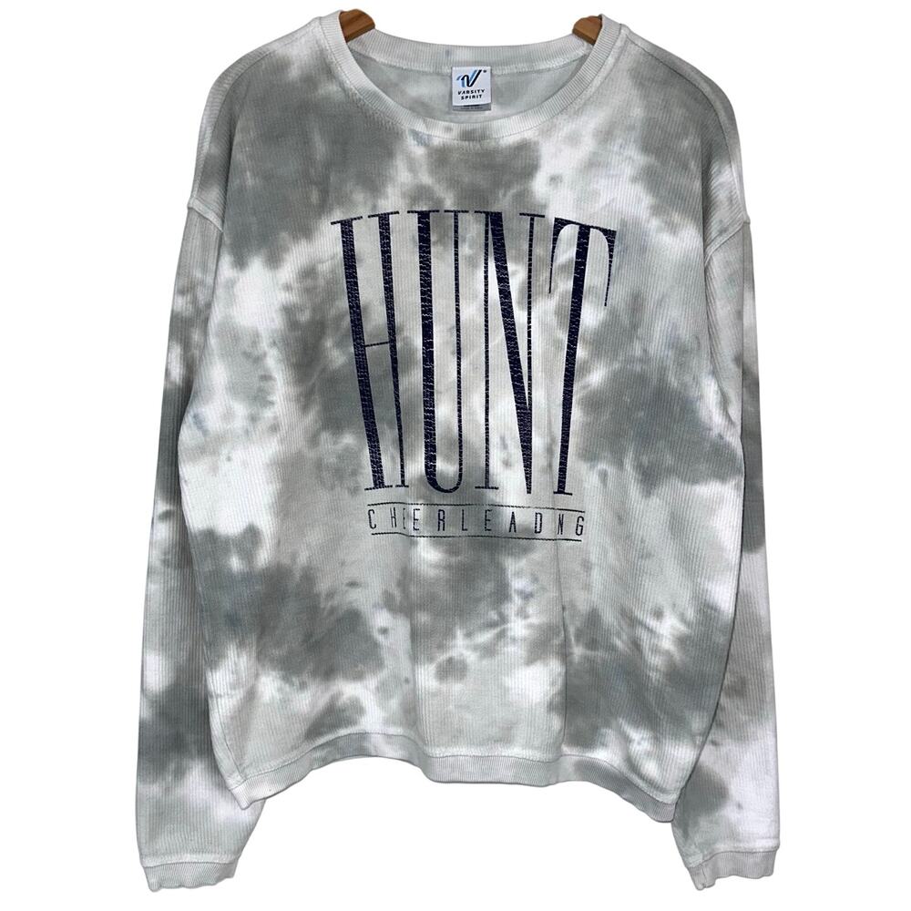 Varsity Spirit Hunt Cheerleading Ribbed Pullover Sweatshirt Size Medium